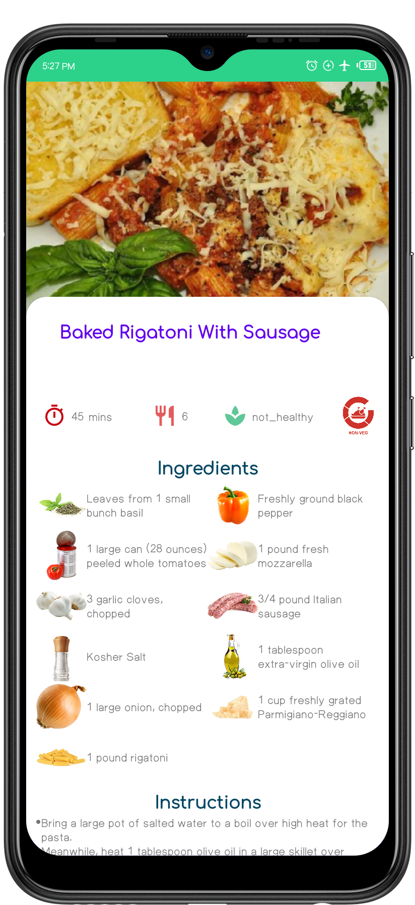 FodFit app screenshot